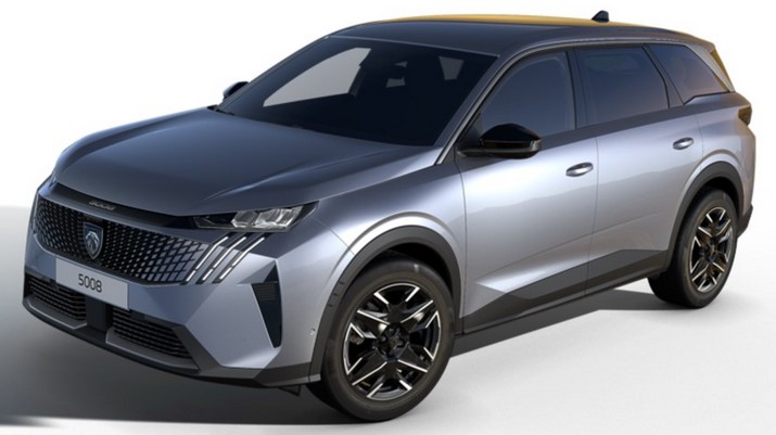 PEUGEOT 5008 NOUVEAU HYBRID 145 E-DCS6 7PL ALLURE + GRIP CONTROL + PACK 360 VISION & DRIVE ASSIST dans le haut-rhin